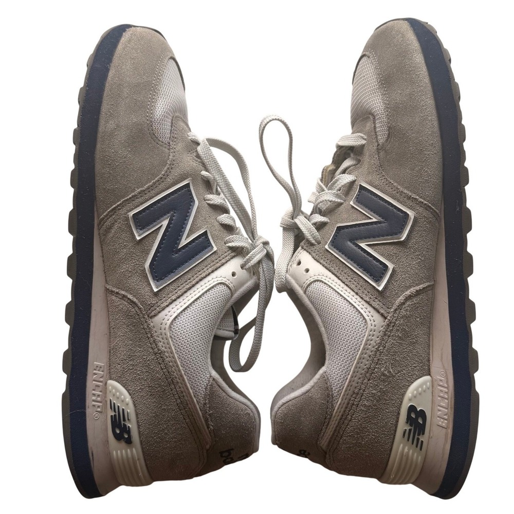 New Balance Mens 574 Core Sneakers 11 Grey ML574EGG Low Top Suede Shoes